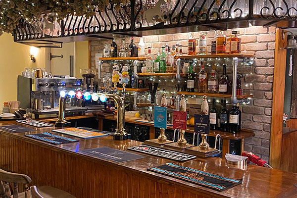 The bar at the Horse